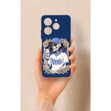 Vip Case Tecno Spark 10 Pro Uyumlu Royals Desenli Silikon Kılıf, Lacivert