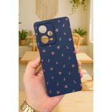 Vip Case Xiaomi Redmi Note 12 Pro 5G ile Uyumlu, Mini Kiraz Desenli, Silikon, Darbe Emici Rubber Kılıf
