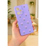 Vip Case Xiaomi Redmi Note 12 Pro 5G ile Uyumlu, Mini Lale Desenli, Silikon, Darbe Emici Kılıf