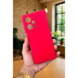 Vip Case Xiaomi Redmi Note 12 Pro 5G ile Uyumlu Silikon Darbe Emici Rubber Kılıf, Kırmızı