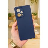 Vip Case Xiaomi Redmi Note 12 Pro 5g Silikon Darbe Emici Klasik Korumalı Rubber Kılıf - Lacivert