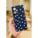 Vip Case Xiaomi Redmi Note 12 PRO5G-MİNİ Papatya Desenli Silikon Darbe Emici Klasik Korumalı Rubber Kılıf - Redmi Note 12 Pro 5G