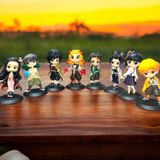 Vıp Demon Slayer 8'li Karakter Set Anime Set 13 cm Demon Slayer Oyuncakları Demon Slayer Biblo Set