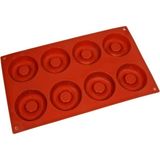 VİP Donut Silikon Kalıbı 8'li 6.5 x 2 cm