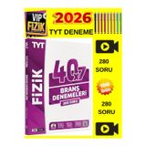 Vip Fizik Tyt Fizik 40 X 7 Deneme Sınavı - Ösym Tarzı Sorularla Tam Sınav Provası - Video Çözüm