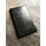 VİP GİFT Hesap Sümeni Adisyon Kabı Hakiki Deri Siyah 12 x 20 cm - Tekli - Renkli