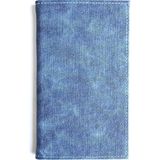 VİP GİFT Hesap Sümeni Adisyon Kabı Kot Desen Mavi Vegan Deri 12 x 20 Cm. - Tekli - Renkli