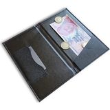 VİP GİFT Hesap Sümeni Adisyon Kabı Vegan Deri Suni Deri 12 x 20 Cm. Siyah - Tekli - Renkli