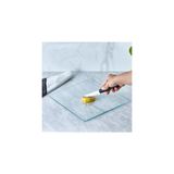 Vip Gross Şeffaf Temperli Cam Kesme Tahtası Çizilmeye Isıya Kırılmaya Dayanıklı 20 x 30 cm