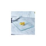 Vip Gross Şeffaf Temperli Cam Kesme Tahtası Çizilmeye Isıya Kırılmaya Dayanıklı 25 x 35 cm