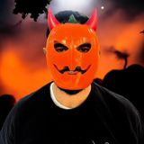 VIP HALLOWEEN MASK VIP CADILAR BAYRAMI TURUNCU BAL KABAĞI KORKU MASKESİ PARTİ MASKESİ THE MASK