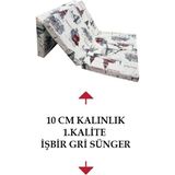 Vip Home Concept 80x180 cm Katlanır Sünger Yatak 8 cm Kalınlık ile Tek Kişilik Kullanım İçin Uygun - 80 x 180 cm
