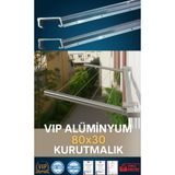 Vip Home Concept Balkon Çamaşır Kurutma Askılığı Kare Alüminyum 80x30-VIP