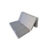Vip Home Concept Cift Kisilik Katlanir Yer Yatagi Ve Sunger Yatak Katlanir Minder Yatak 120X195x8 Cm-Grı