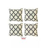 Vip Home Concept Kirlent Yastik Dolgulu Fermuarli Vip Yastik 4 Adet-43X43 Cm(Alacati)