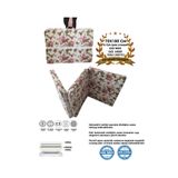 Vip Home Concept Market Urunleri Katlanir Sunger Yatak(70X180x6cm)İngiliz Gulu Minder Yatak Fermuarli