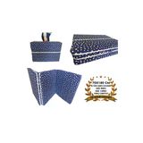 Vip Home Concept Market Urunleri Katlanir Yer Yatagi Ve Tek Kisilik Sunger Katlanir Minder Yatak 70X180 Cm 6 Cm Lacivert Yildiz