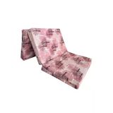 Vip Home Concept Market Urunleri Katlanir Yer Yatagi Ve Tek Kisilik Sunger Katlanir Minder Yatak 90X190x10 Cm-Pembe Agac