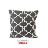 Vip Home Concept Market Urunleri Kirlent Yastik Dolgulu Fermuarli Vip Yastik 1 Adet-43X43 Cm(Buyuk Karacati)
