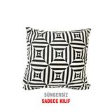 Vip Home Concept Market Urunleri Kirlent Yastik Dolgulu Fermuarli Vip Yastik 1 Adet-43X43 Cm(Hipnoz)