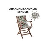 Vip Home Concept Market Urunleri Sandalye Minderi Arkalikli Buyuk Fermuarli Yikanabilir Ingiliz Gulu