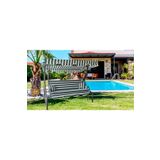 Vip Home Concept Market Urunleri Sungersiz Salincak Minderi Kilifi 3 Kisilik Kilif Yesil Krem