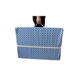Vip Home Concept Market Urunleri Tek Kisilik Katlanir Yer Yatagi Sunger Yatak Mavi Cati 80X180 Cm-6 Cm