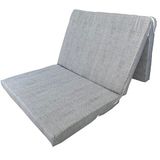 Vip Home Concept Tek Kişilik Katlanır Yer Yatağı ve Sünger Katlanır Minder Yatak 80x180x8 cm - Gri
