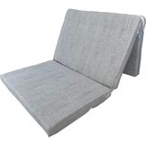 Vip Home Concept Vip Katlanır Yer Yatağı (8 cm Kalın)Sünger Yatak 80X180X8 Cm-Gri - 80 x 180 cm
