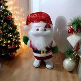 Vıp Kalite Dans Eden Hediye Çuvallı Noel Baba Müzikli Noel Baba Noel Baba Yılbaşı Süsleri