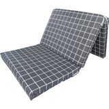 Vip Katlanır Yer Yatağı (8 cm Kalın)Sünger Yatak 80X180X8 Cm-Gri Pano - Çok Renkli - 80 x 180 x 8 cm