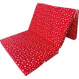 Vip Katlanır Yer Yatağı (8 cm Kalın)Sünger Yatak 80X180X8 Cm-Kırmızı Yıldız - Çok Renkli - 80 x 180 x 8 cm