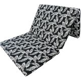 Vip Katlanır Yer Yatağı (8 cm Kalın)Sünger Yatak 80X180X8 Cm-Siyah Tüy - Çok Renkli - 80 x 180 x 8 cm