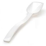 VİP Lastik Zeytin ve Salata Kaşığı, Polikarbonat, 26 Cm, Beyaz