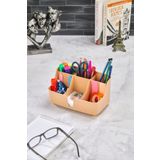 VİP LİFE HOME Line 6' Bölmeli Çok Amaçlı Masa Üstü Düzenleyici Kalemlik -takı- Makyaj Organizeri