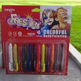 Vıp Palyaço Yüz Boyası 12 Lı Kalem Yüz Boyama Seti 12 Colorful Bordy Painting Kostüm Aksesuarları - Renkli
