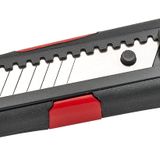 VIP-TEC Çift Malzemeli Metal Maket Bıçağı 18 mm Pro (kırmızı)