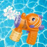 VIP YÜKSEK KALİTE IŞIKLI TURUNCU BALIKLI KÖPÜK TABANCASI CLOWNFISH BUBBLES GUN BALONCUK TABANCASI