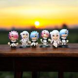Vıp Zero 6 Lı Karakter Set Anime Biblo 8 cm Zero Anime Oyuncakları Anime Karakterleri Anime Biblo - Renkli
