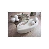 Vipa Home New Moon Beyaz Sabit Oturum Uclu Koltuk
