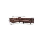 Vipa Home New York Köşe Modül Koltuk Takımı , Comfort Plus ,Ofis Salon Ve Oturma Odası İçin 3R+K+1+3L
