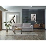 Vipa Home Vipa Cord Rio Üçlü Koltuk, Modern ve Şık Tasarım, Rahat Salon ve Oturma Odası Koltuğu - Gri