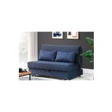 Vipa Home Vipa Madrid İkili Yataklı Olabilen Rahat Fonksiyonel Kanepe, Lacivert (Yatak Ölçüleri: 140X190 Cm)