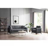Vipa Home Vipa Oplo 3+1 Kanepe Takım - Antrasit