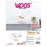 Vipas Pera Gold Kalin Borulu Mandal Sepetli Camasir Kurutmalik Camasir Askisi