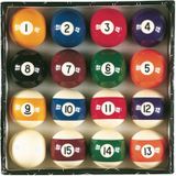 Viper Billiard Master 2 – 1/10,2 cm Yönetmeliği Boyut bilardo/Pool toplar, komple 16 Ball set