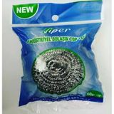 VİPER Endüstriyel Bulaşık Teli, Paslanmaz Çelik, 60 gr, Spiral Form, Profesyonel Temizlik İçin