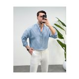viperkombin Erkek Keten Gömlek Regular Krinkıl Keten