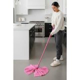 VIPEX Ultra Doku Havlu Mop Başlığı, RENKLİ, 60x60 cm, Yüksek Emicilik, Zemin İçin, 1 Adet