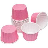 Vipfoni Fırına Girebilen Içi Yağlı Kağıt Muffin Cupcake Kalıbı 50 Adet - Pembe